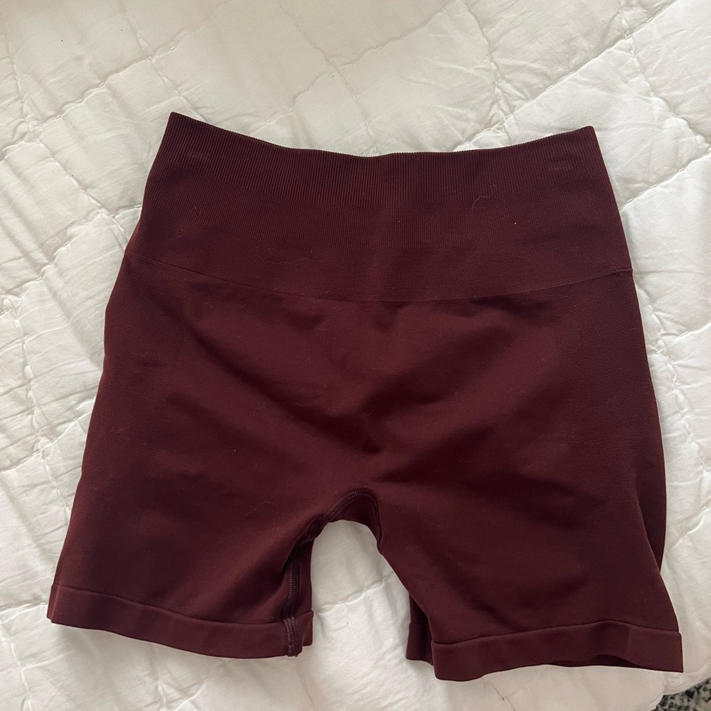 Alphalete Women's Deep Red Bike Shorts